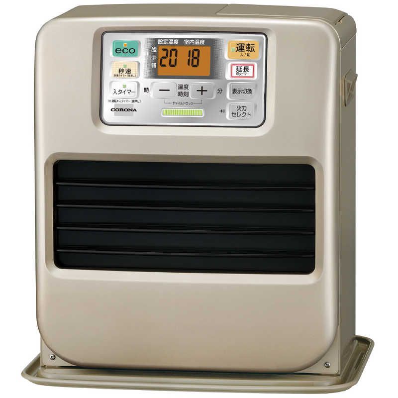 送料無料 ♥ 未開梱 コロナ CORONA 石油ファンヒーター SRタイプ 木造9畳まで コンクリート12畳まで タンク容量5.0L シャンパンゴールド FH-SR3325Y