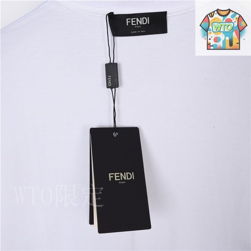 今日特価】Fendi フェンディ 24s モンスターアイ 刺繍ポロシャツ