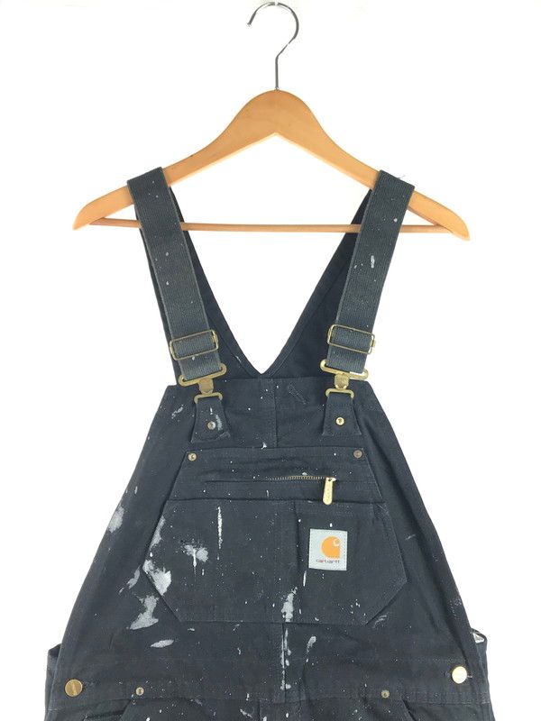 Carhartt カーハート 00’S R19 BLK ペンキペイント ダックオーバーオール ボトムス 157-250619-ki-10-tag