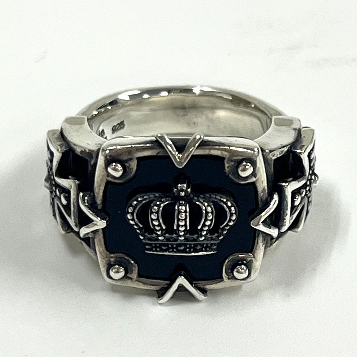 Justin Davis ジャスティンデイビス リング オニキス クラウン