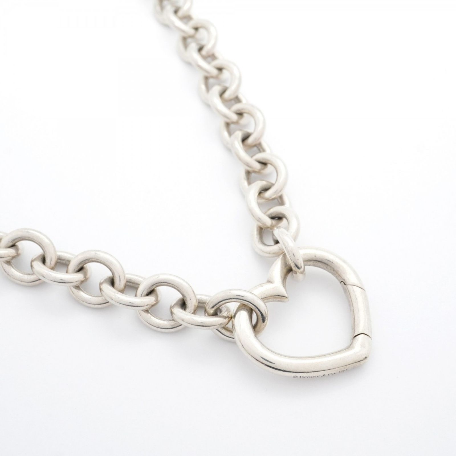 ティファニー Tiffany ティファニー ネックレス ラウンドリンク ハート シルバー925レディース