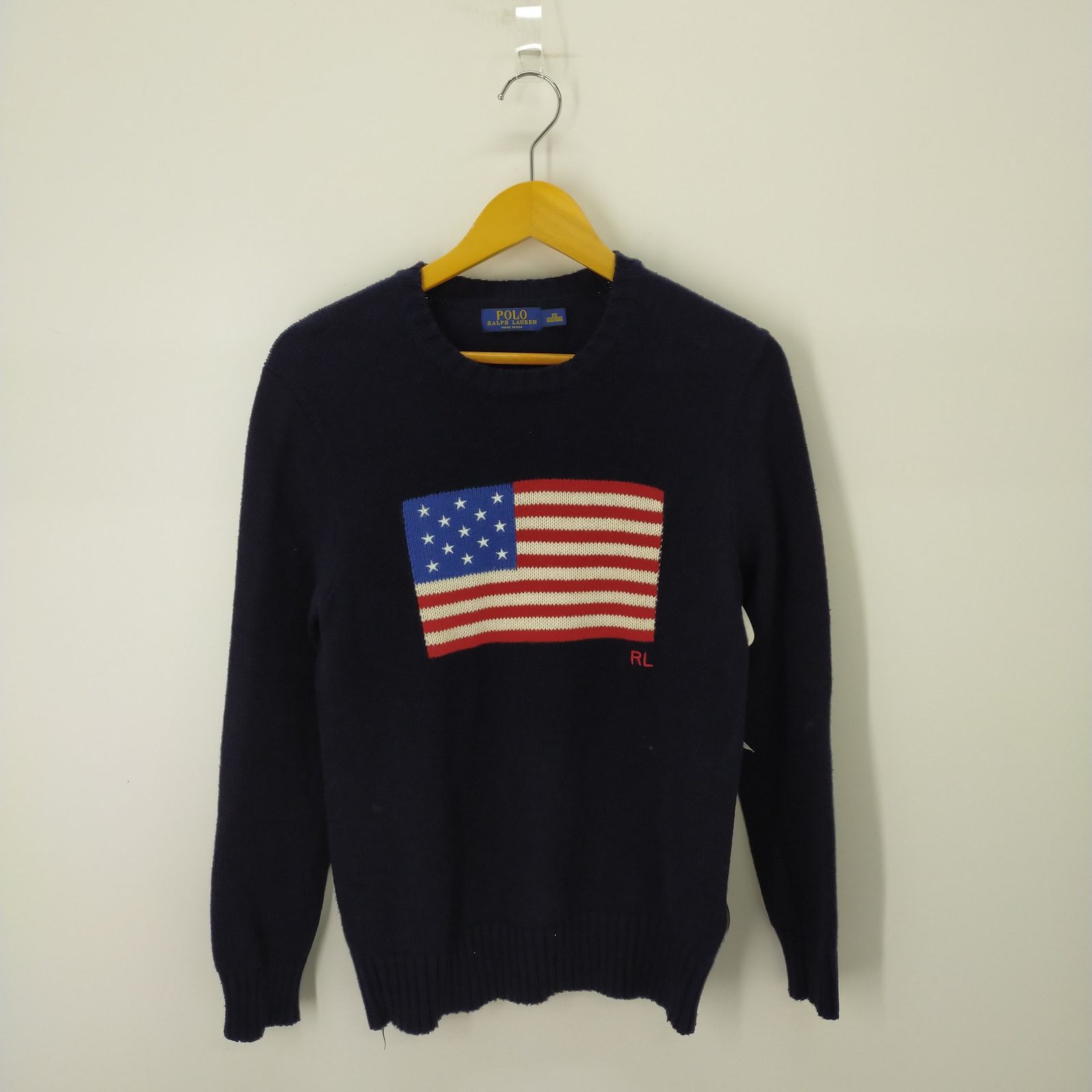 ポロラルフローレン POLO RALPH LAUREN MADE IN USA 星条旗ニット