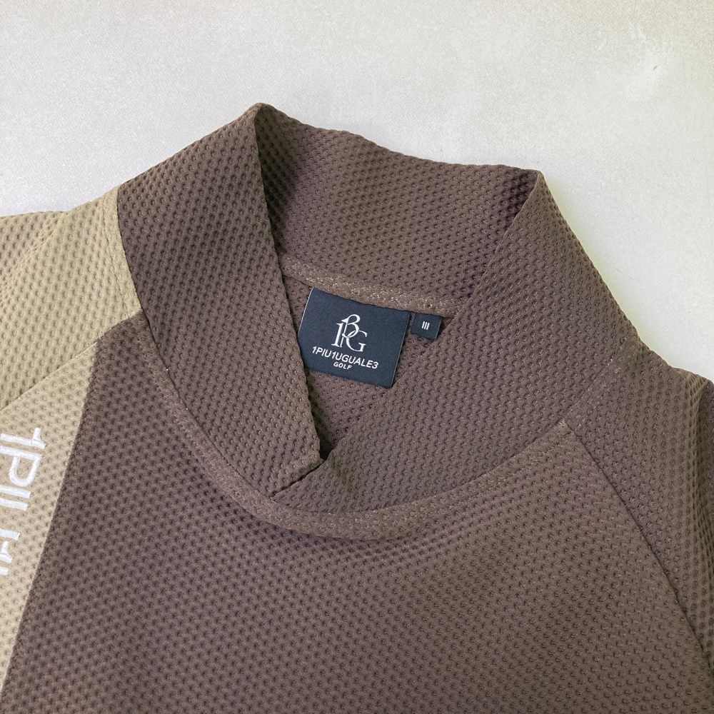 サイズ 3 1PIU1UGUALE3 GOLF GST194 半袖モックネックTシャツ ベージュ系 240101472663 ゴルフウェア レディース ストスト LLC-HASEGAWATOSO_COM