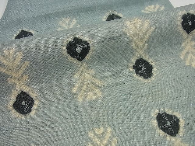 平和屋本店■希少　夏物　染色家　片野元彦　銀座こうげい　九寸名古屋帯　麻　たとう紙付き　逸品3s5665 平和屋本店□希少 夏物 染色家 片野元彦 銀座こうげい 九寸名古屋帯 麻