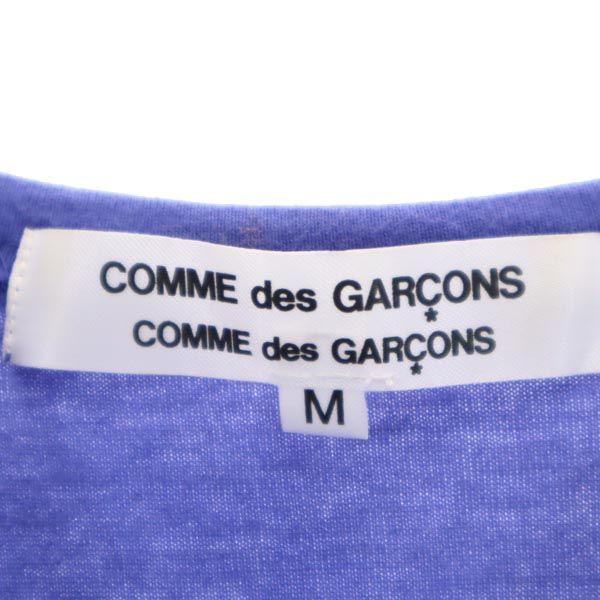 コムデギャルソン 2004年 日本製 タンクトップ M 青系 COMME des GARCONS ノースリーブ レディース   【230602】 メール便可