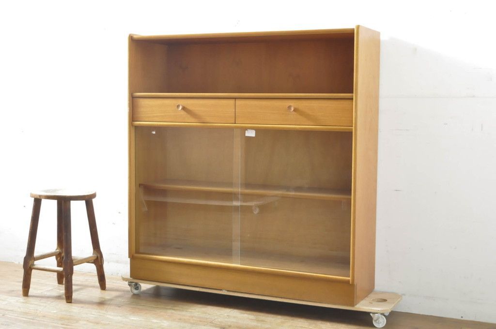 NATHAN サイドボード ヴィンテージ イギリス ローキャビネット イギリスヴィンテージ ネイサン サイドキャビネット 収納家具/UK