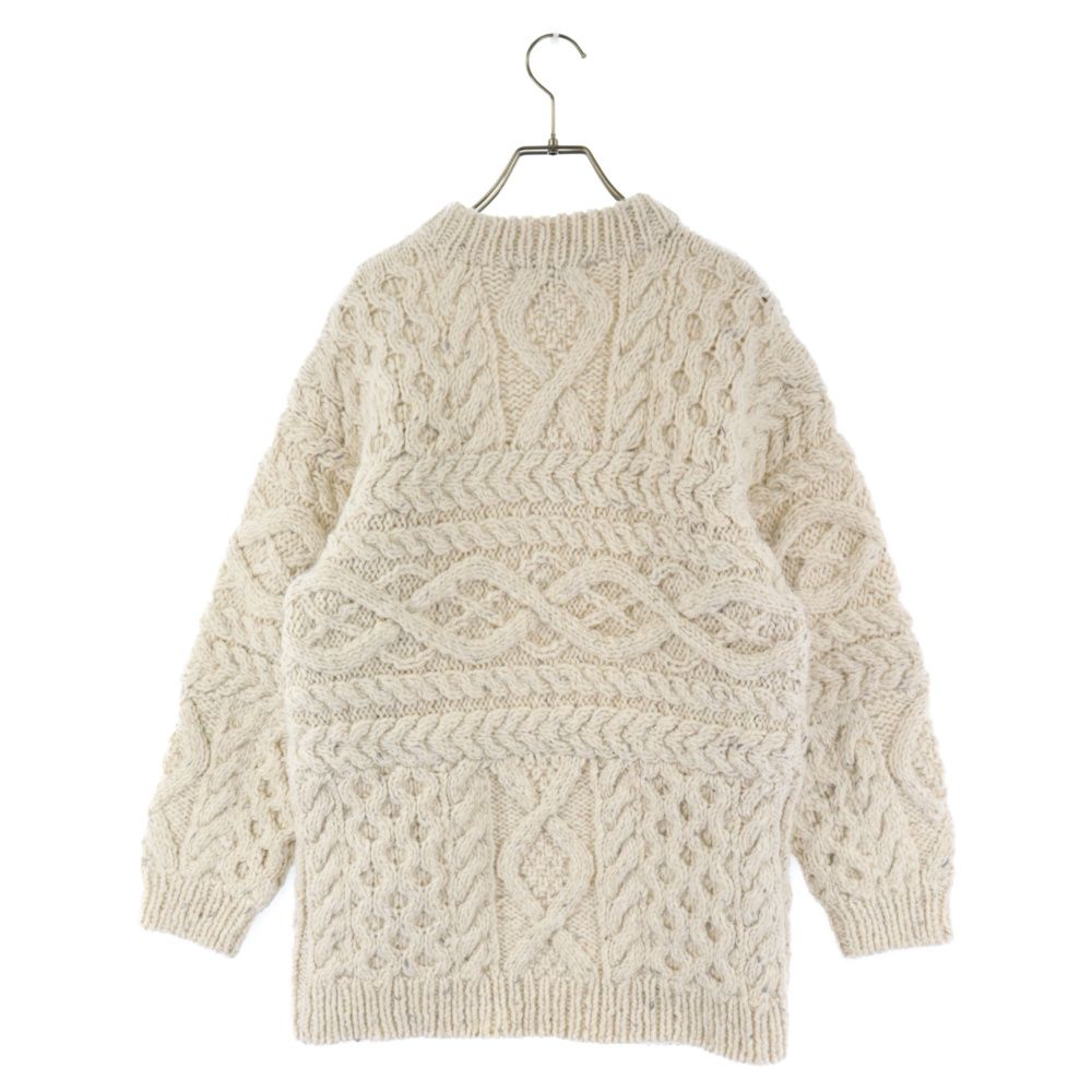 UNUSED (アンユーズド) Hand knit cable sweater ハンド ニット 