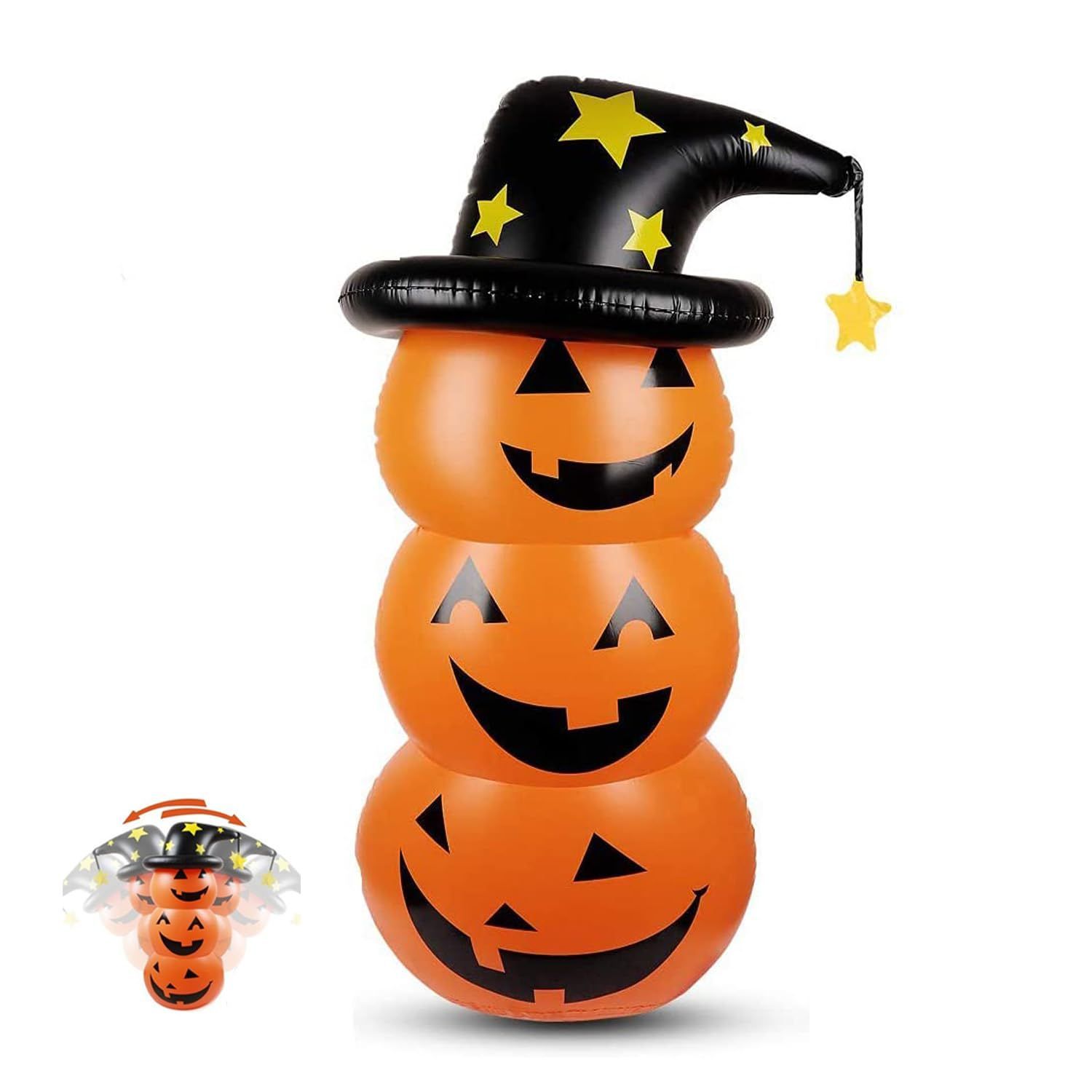 ハロウィン かぼちゃ バルーン 飾り パンプキン 特大 H 140cm カボチャ風船 ロッキング パーティー 飾り付け 雰囲気満点 小道具 店舗 家庭用 お化け屋敷 デコレーション用小物