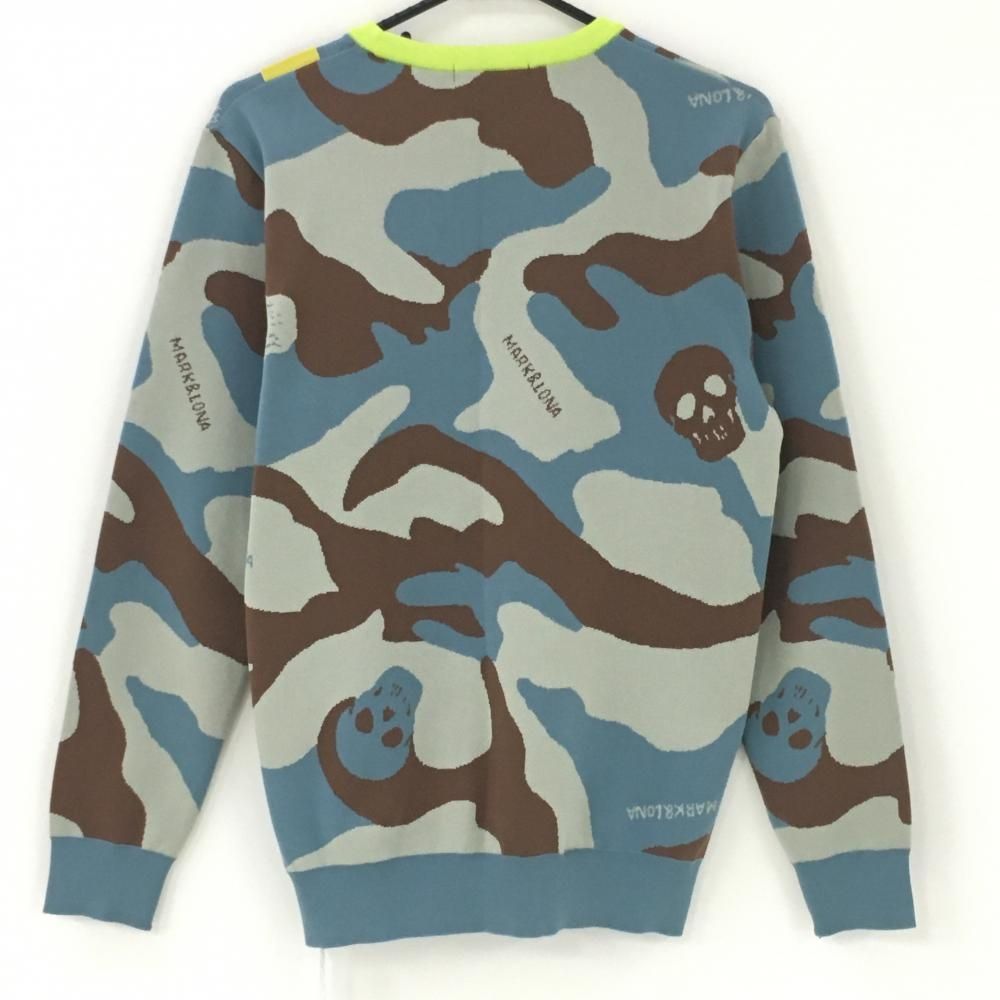 MARK & LONA カモフラージュ スカル セーター 46 MARK & LONA カモフラージュ スカル セーター 46 マークアンドロ
