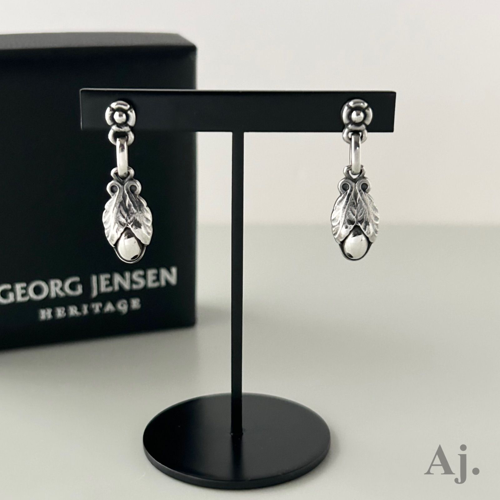 使用感有 ジョージジェンセン ピアス 2008 AG925 Georg Jensen