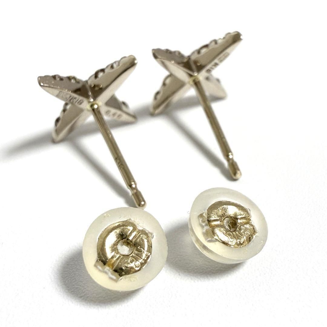 【定価27万】カシケイ　ネイキッド　ピアス　K18　ゴールド　ダイヤ　0.4ct 定価27万】カシケイ ネイキッド ピアス K18 ゴールド ダイヤ 0.4ct