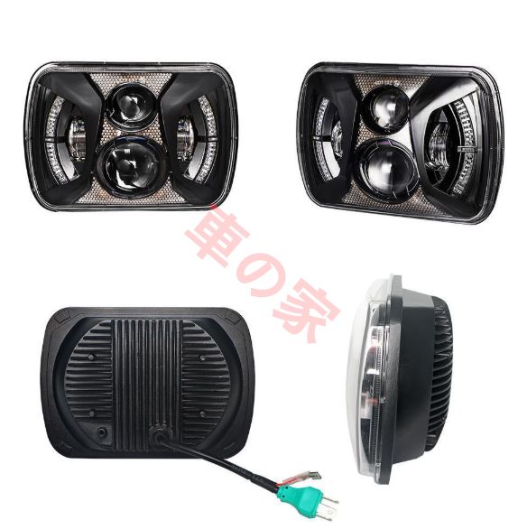 方形ヘッドライト Jeep