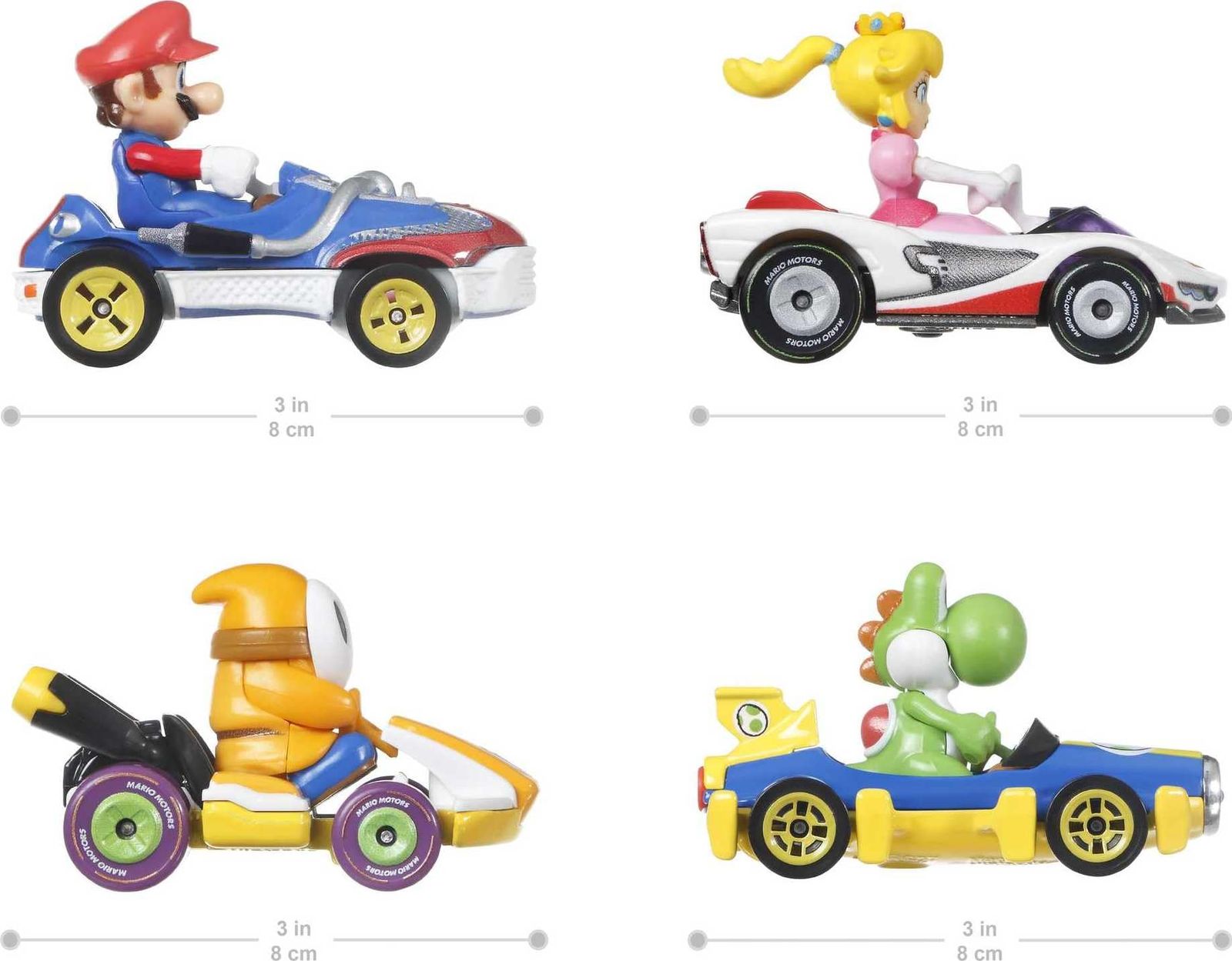 ホットウィール(Hot Wheels) マリオカート 4パック Bセット 【限定