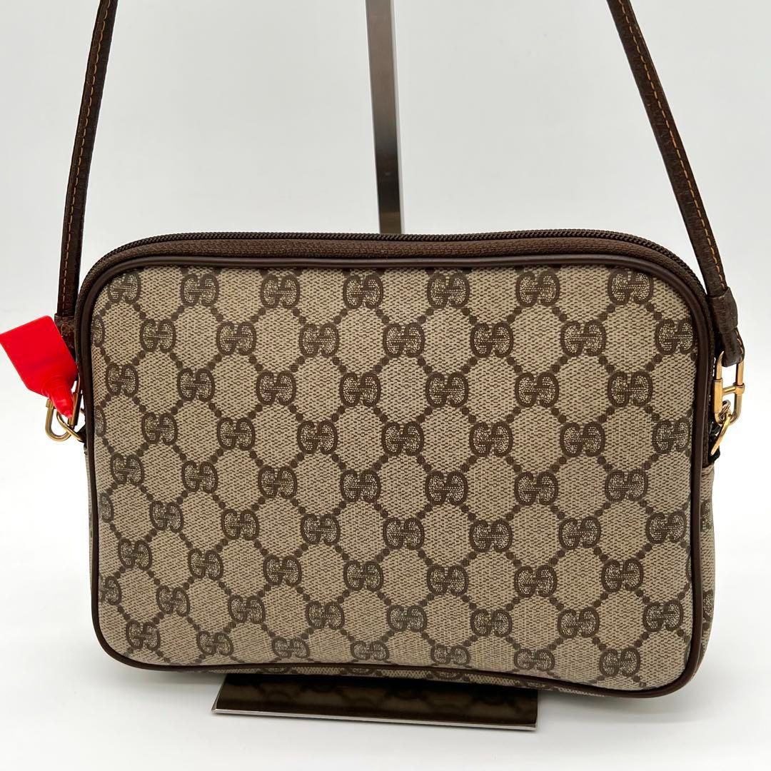 美品】OLD GUCCI ショルダーバッグ GG柄 ビンテージ 希少