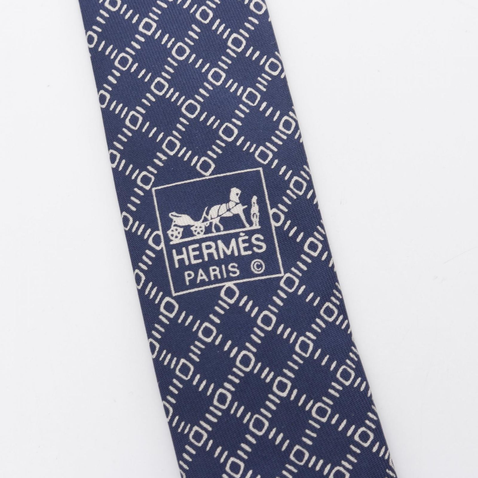 2024年最新入荷 エルメス HERMES Used メンズ ネクタイ シルク ブルー ネクタイ 小物