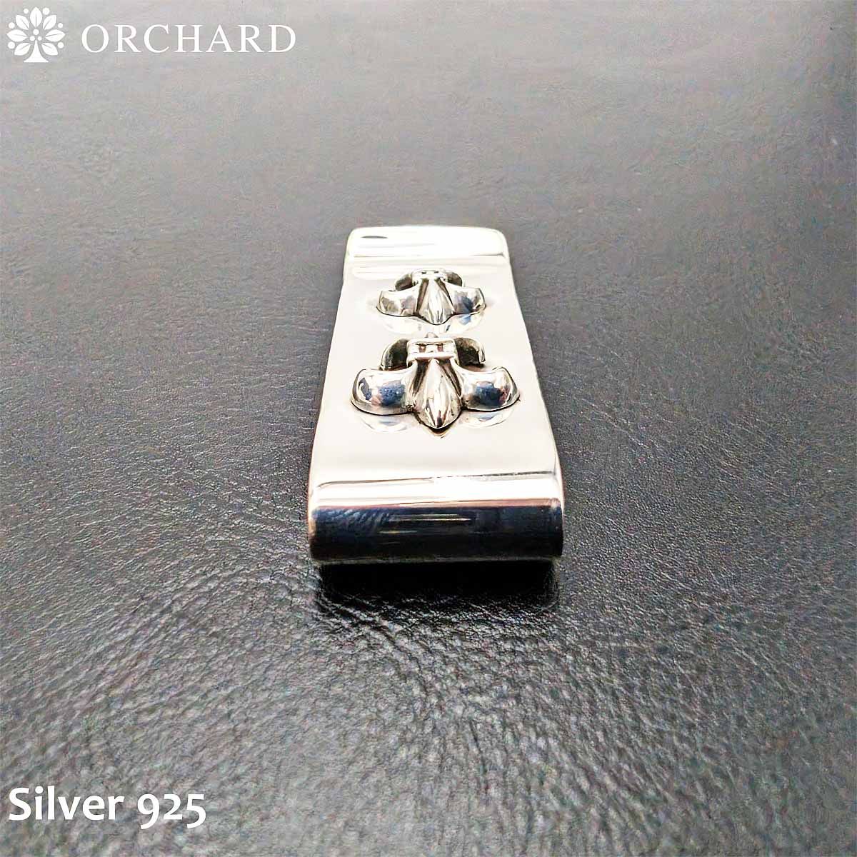 シルバー925 マネークリップ Silver925 メンズ レディース 百合 ユリ フルール ド リス 感 WWW_WOWDIGSITE_COM