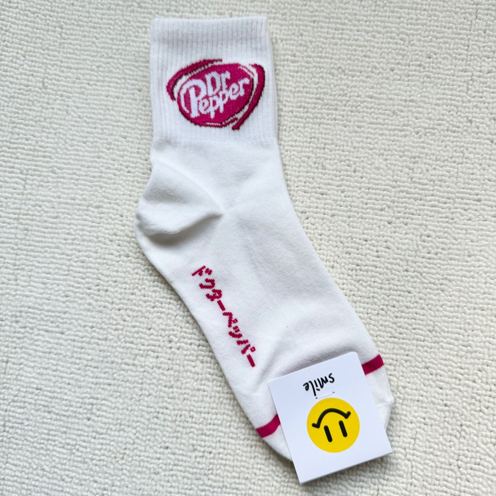 【 靴下 🧦 3足セット 🧦】　 🥤コカ・コーラ　🥤ペプシ　🥤ドクターペッパー　　韓国　ロゴ　靴下　パロディ　ソックス　レディースソックス　ミドル丈　/ 韓国　かわいい　　韓国ファッション　　韓国雑貨