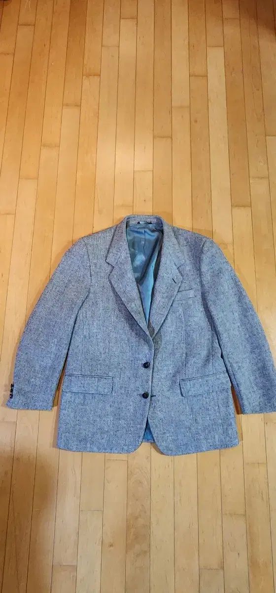 ハリストウィード ライトグレー ウールジャケット XL KANDAIZUMI_COM