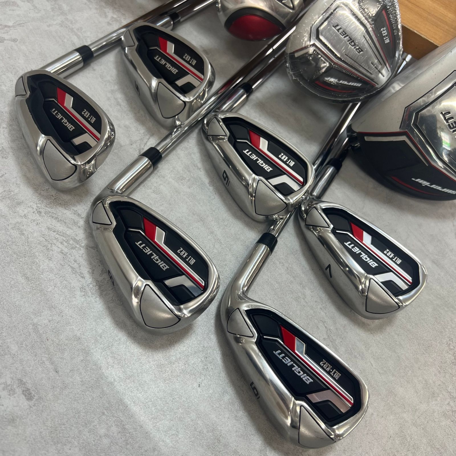 ビリエット メンズゴルフ クラブセット 10本 右利き用 BIGLIETT