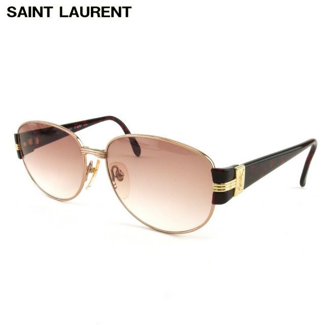 美品　イヴサンローラン　ピンクグラデーションサングラス　パープルフレーム　ロゴ 楽天市場】YSL イヴ・サンローラン サングラス 31-7509 UV