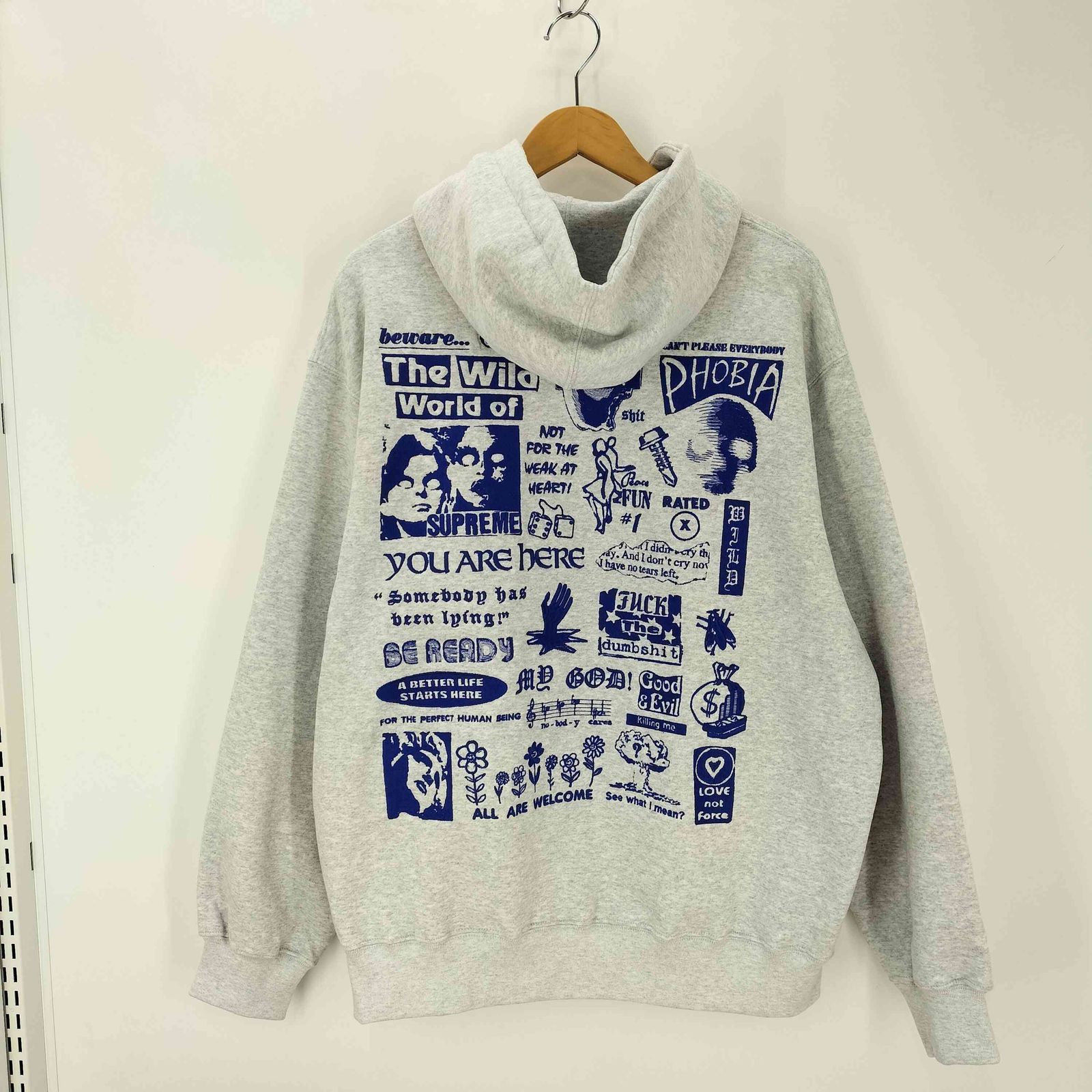 シュプリーム Supreme WILD EMBROIDERED HOODED SWEATSHIRT