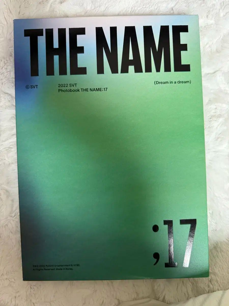 SEVENTEEN(セブンティーン・セブチ) THE NAME 17 フォトブック PHOTOBOOK