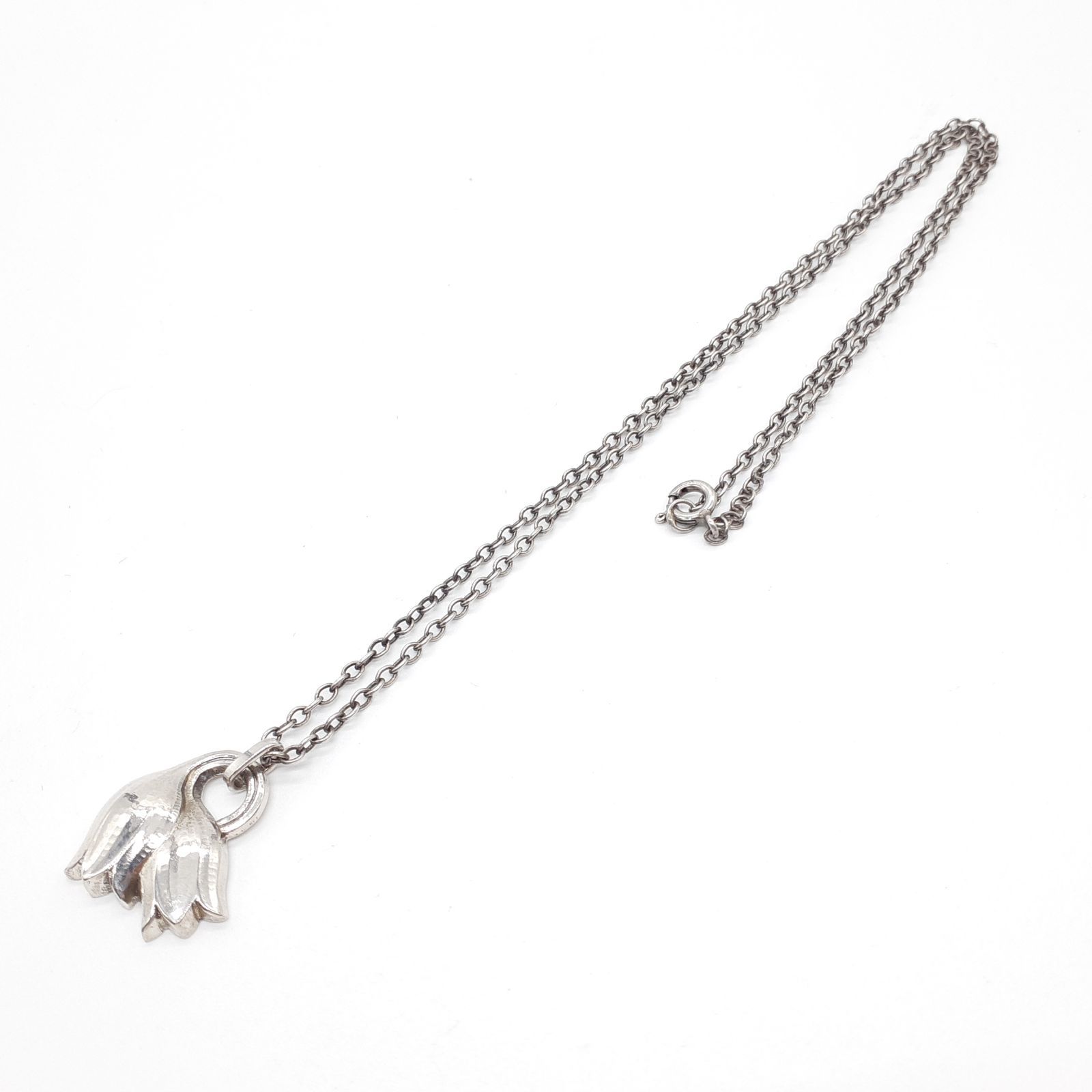 【 】ジョージジェンセン スズラン シルバー GEORG JENSEN ジョージジェンセン SILVER ネックレス シルバー