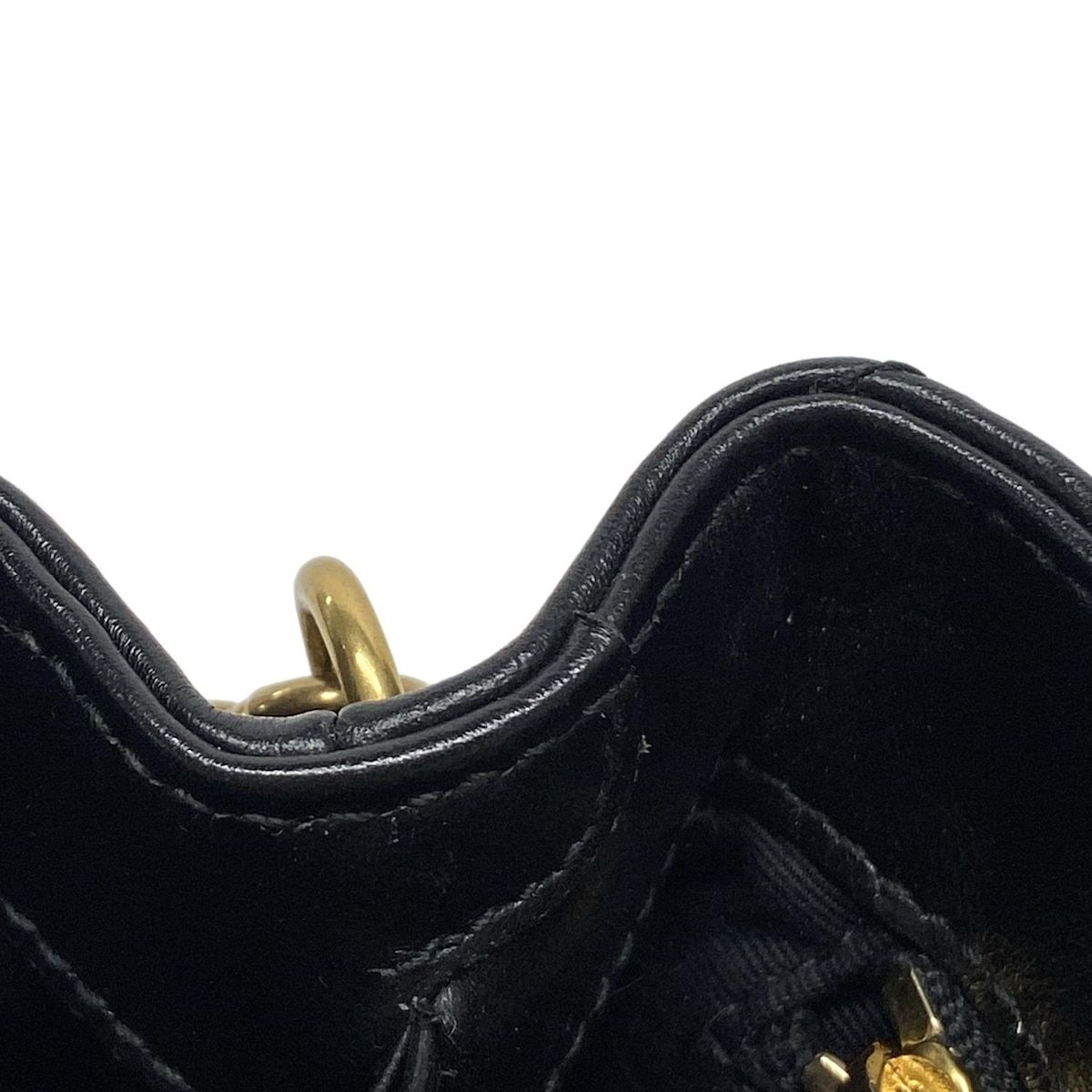 SAINT LAURENT PARIS サンローランパリ ショルダーバッグ モノグラム ルル 467072 黒 ゴールド金具 レザー DECORATOM_COM_BR