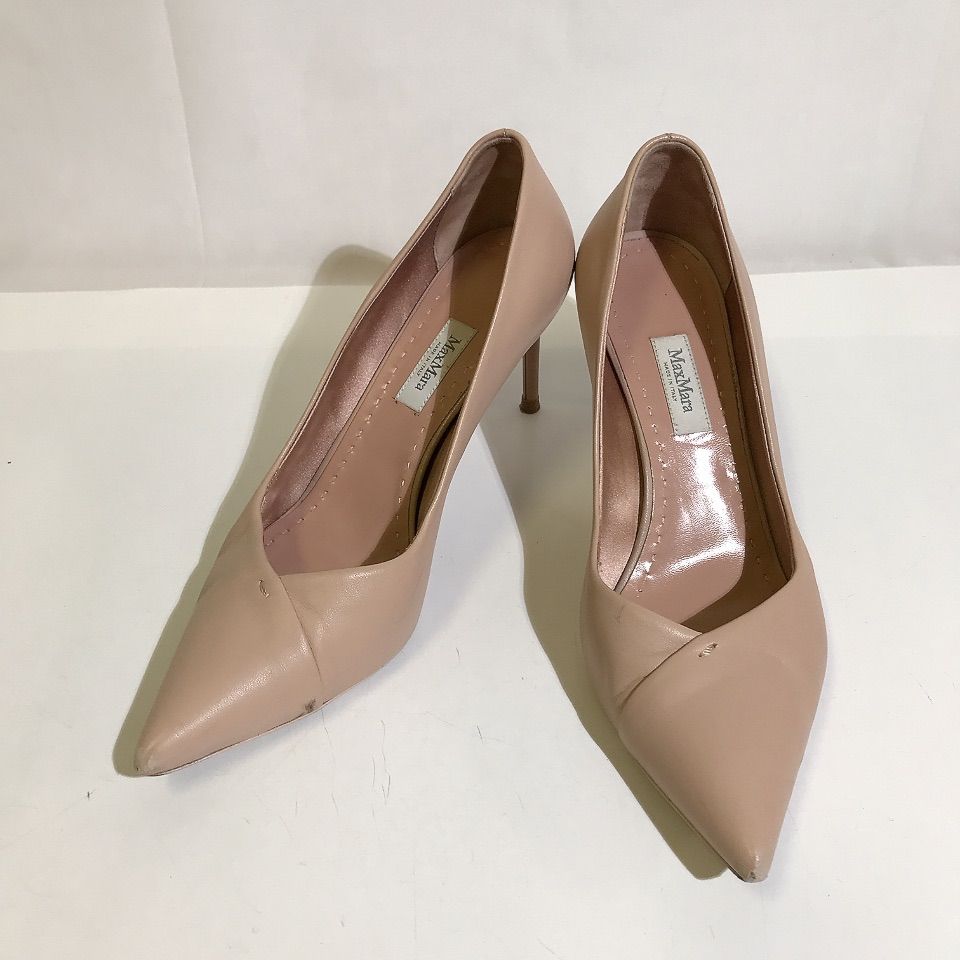 Max Mara マックスマーラ パンプス ピンヒールポインテッドトゥ 