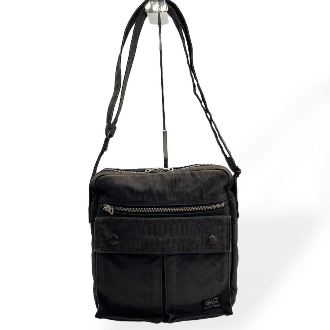 良品 PORTER ポーター 吉田カバン ショルダーバッグ グレー