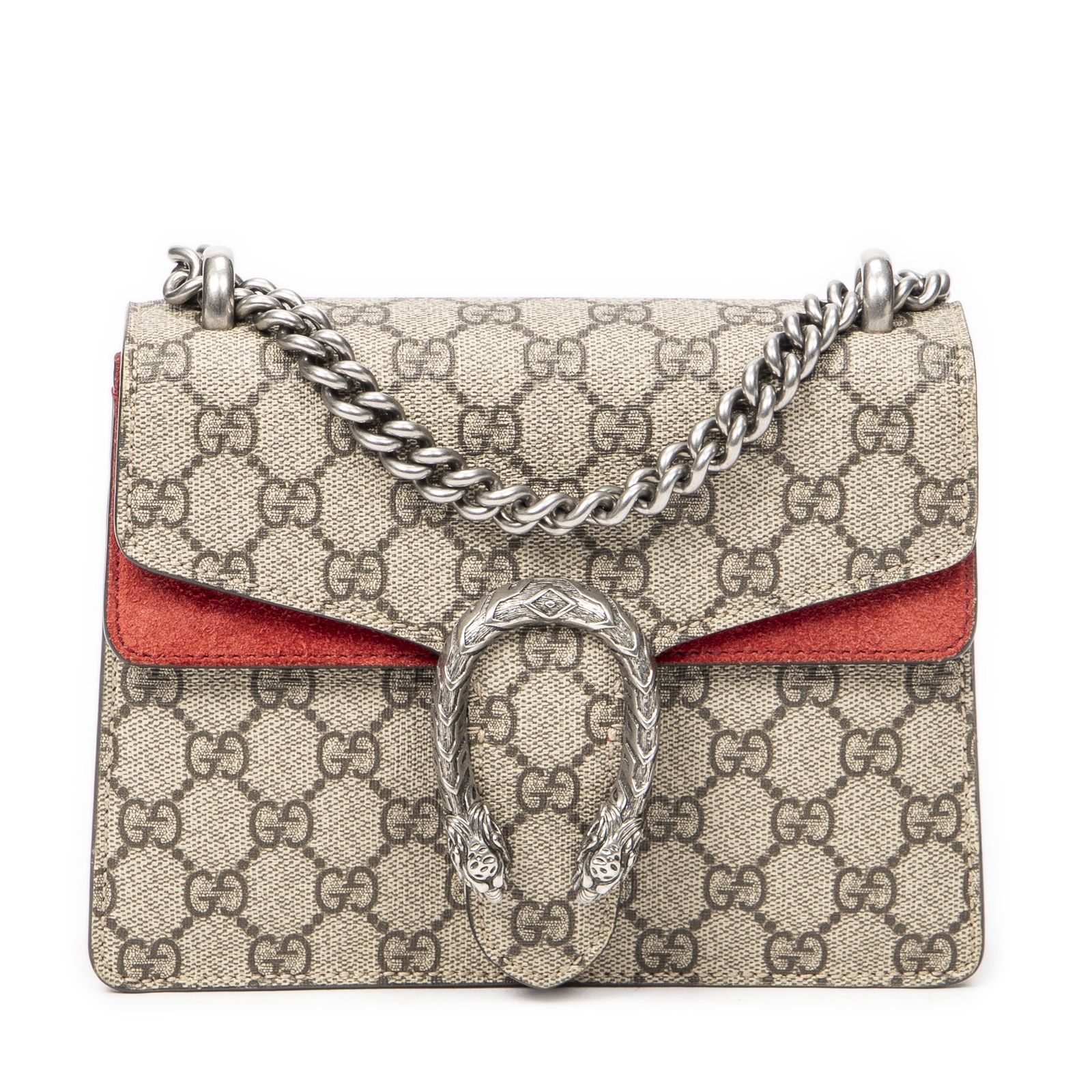 GUCCI グッチミニディオニュソスベージュ|レッドスプリームPVCキャンバスA