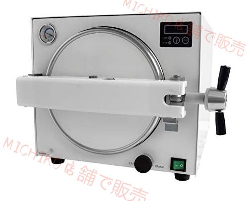  オートクレーブ 歯科 卓上タイプ高温高圧滅菌機 18 L ミニオートクレーブ 小型 自動 安全保護 LCDディスプレイ ステンレス鋼 除菌 トレイ付き E 218 実験室用 スチームクリーナー本体 スチームクリーナー