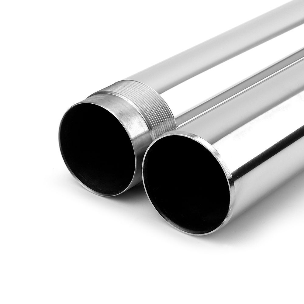 XS113 上メッキ ZZR1400 ZX-14 ニンジャ ZXT40 1.25ピッチ43MM 純正品番44013-0058 44013-0056に対応 インナーチューブ ２本