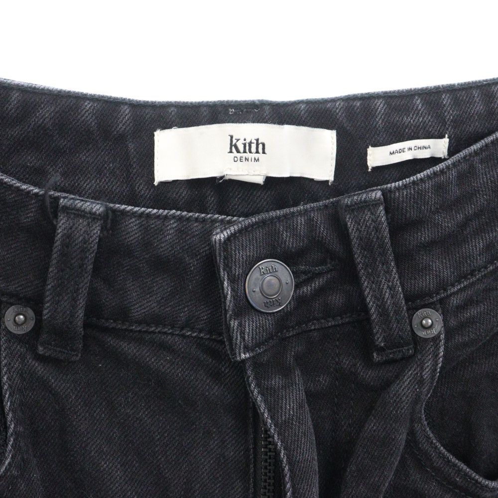 KITH(キス) ⁄ KITH キス コットンストレートデニムパンツ ブラック 