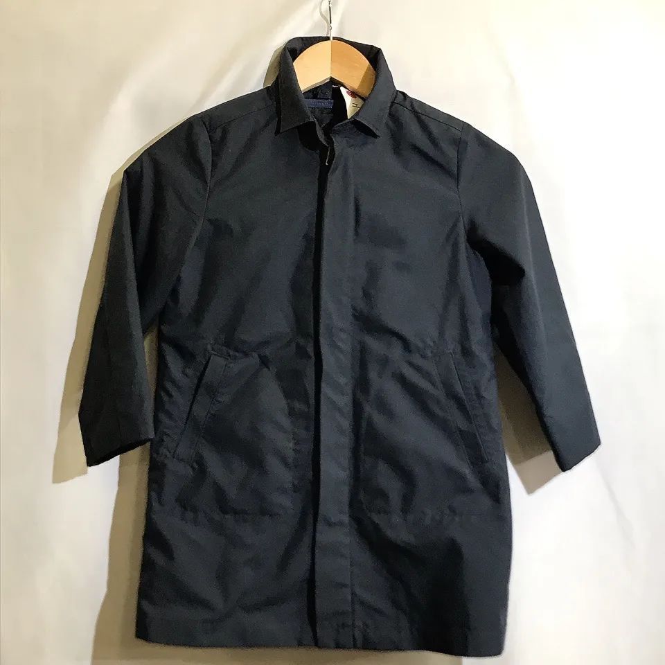 familiar ハーフコートネイビー