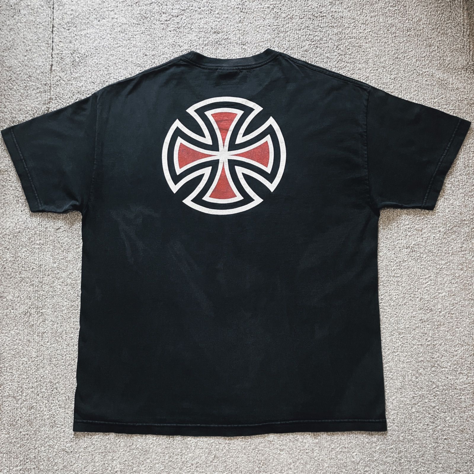 90s インディペンデント　tシャツ　ハルキの古着　 nhsタグ　アイアンクロス 90s インディペンデント tシャツ ハルキの古着 nhsタグ アイアン