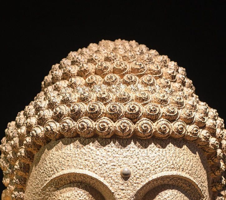 仏首仏像禅意置物大慈悲仏頭東南アジア玄関廊下仏系装飾品