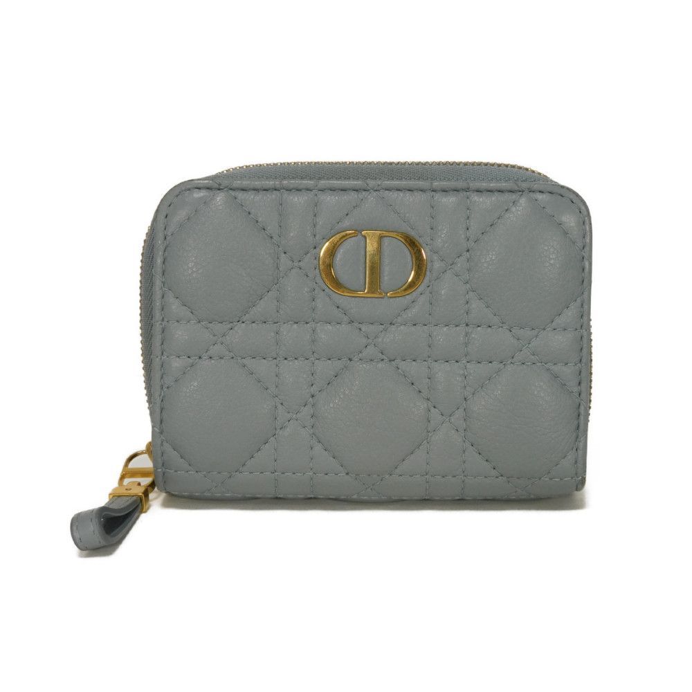 Dior ディオール カロ スカーレット ウォレット 現行 CDロゴ ステッチ  