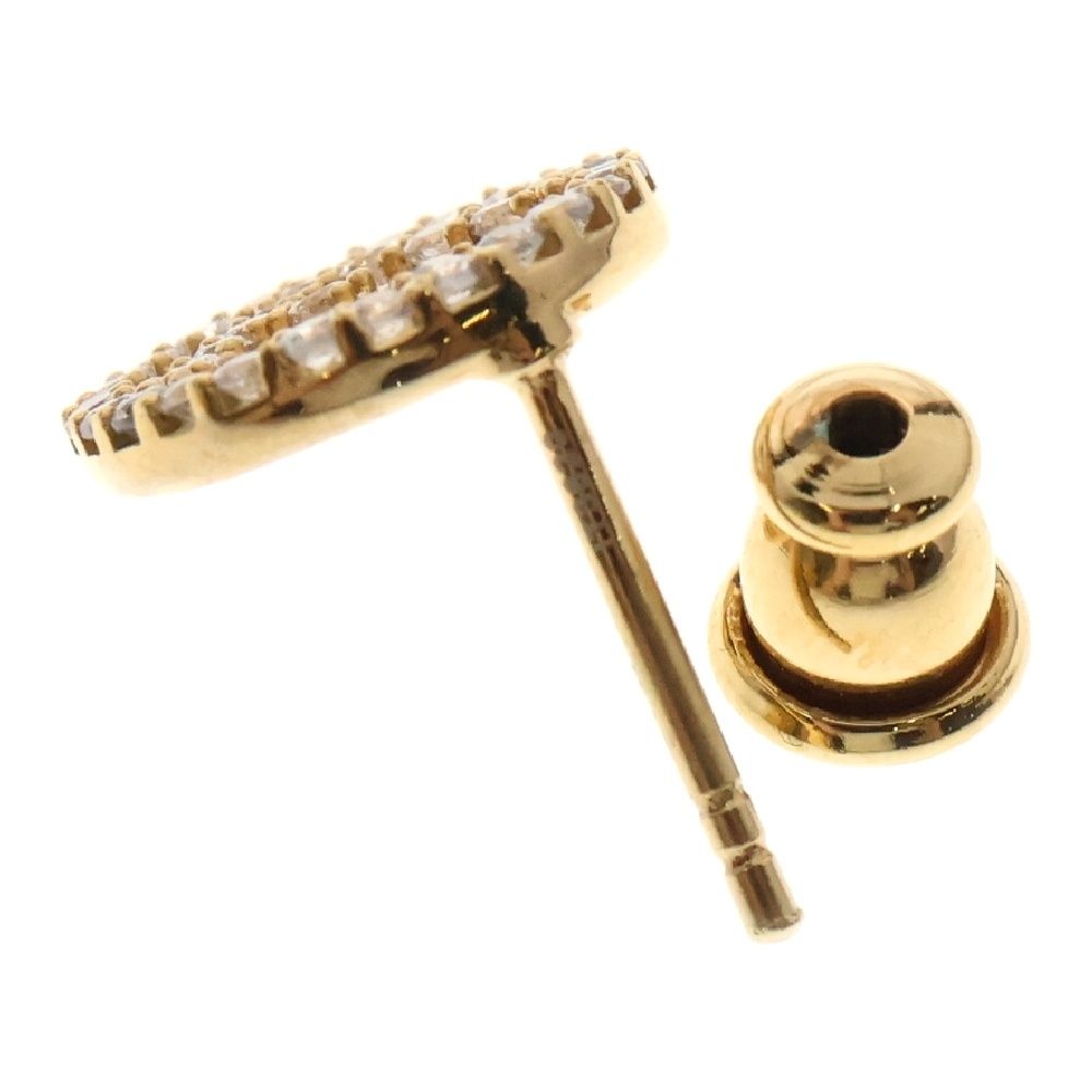 極美品 フェンディ FENDI エフイズ ラインストーン ゴールド ピアス 片方 FENDI (フェンディ) エフイズ ラインストーン ピアス GP