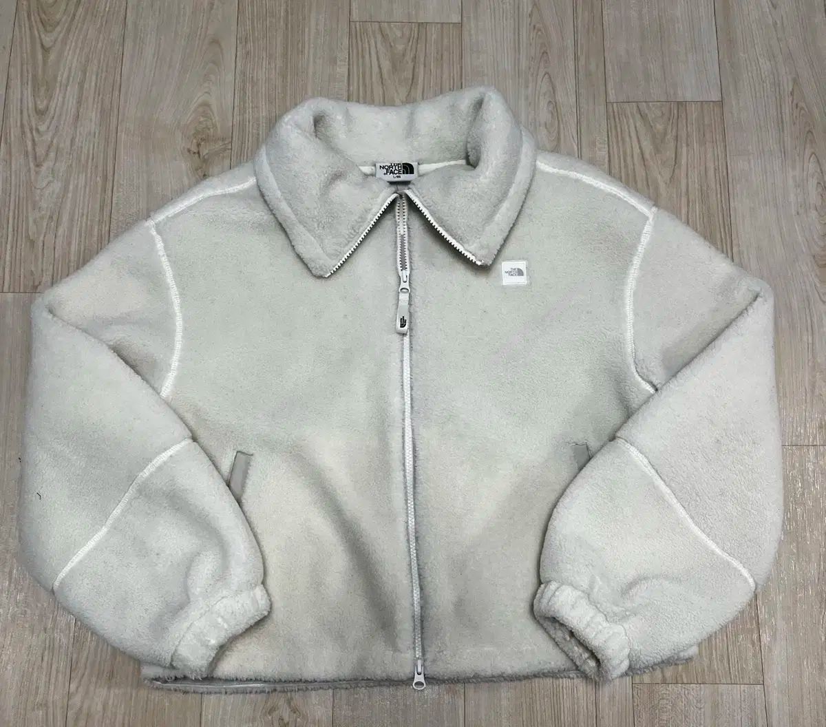 THE NORTH FACE ザノースフェイス アイボリー フリース L
