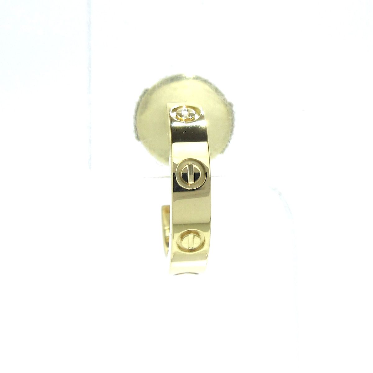 Cartier カルティエ ピアス ラブ K18YG ピアス 片側