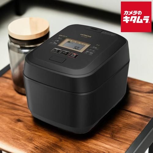 日立 圧力-スチーム IHジャー炊飯器 ふっくら御膳 RZ-V100FM K ブラック 5.5合炊き