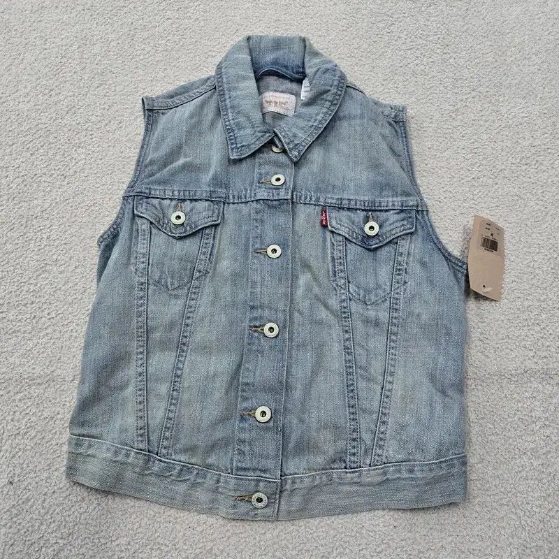リーバイス デニムベスト 新品未使用 中古・古着通販】LEVI'S (リーバイス) デニムベスト インディゴ