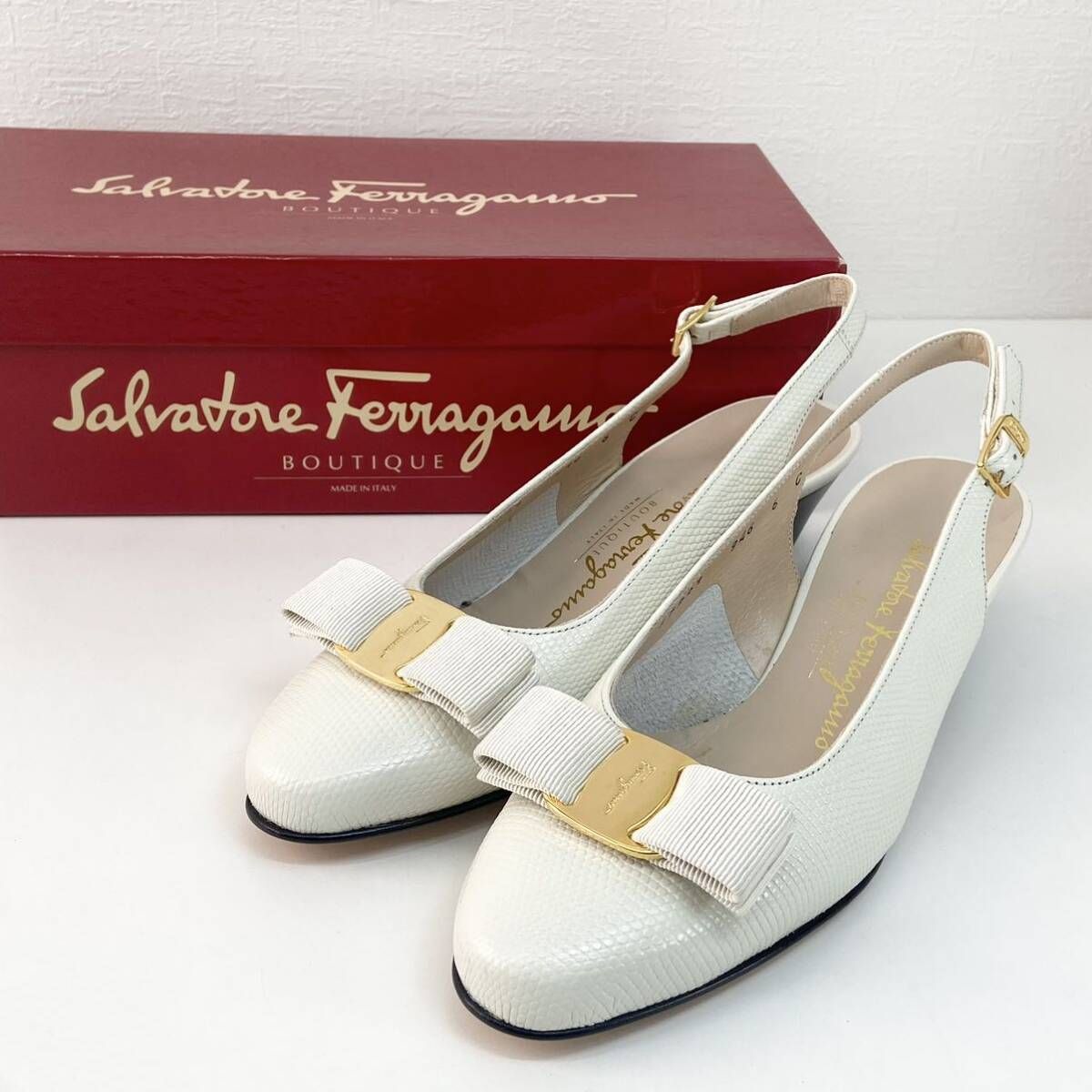 新品未使用】Salvatore Ferragamo サルヴァトーレフェラガモ パンプス 