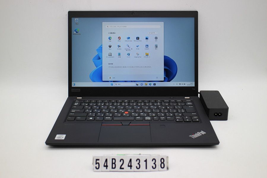 Lenovo ThinkPad T14 Gen1 Core i5 10210U 1.6GHz/8GB/256GB(SSD)/14W/FHD(1920x1080)/Win11 【54B243138】