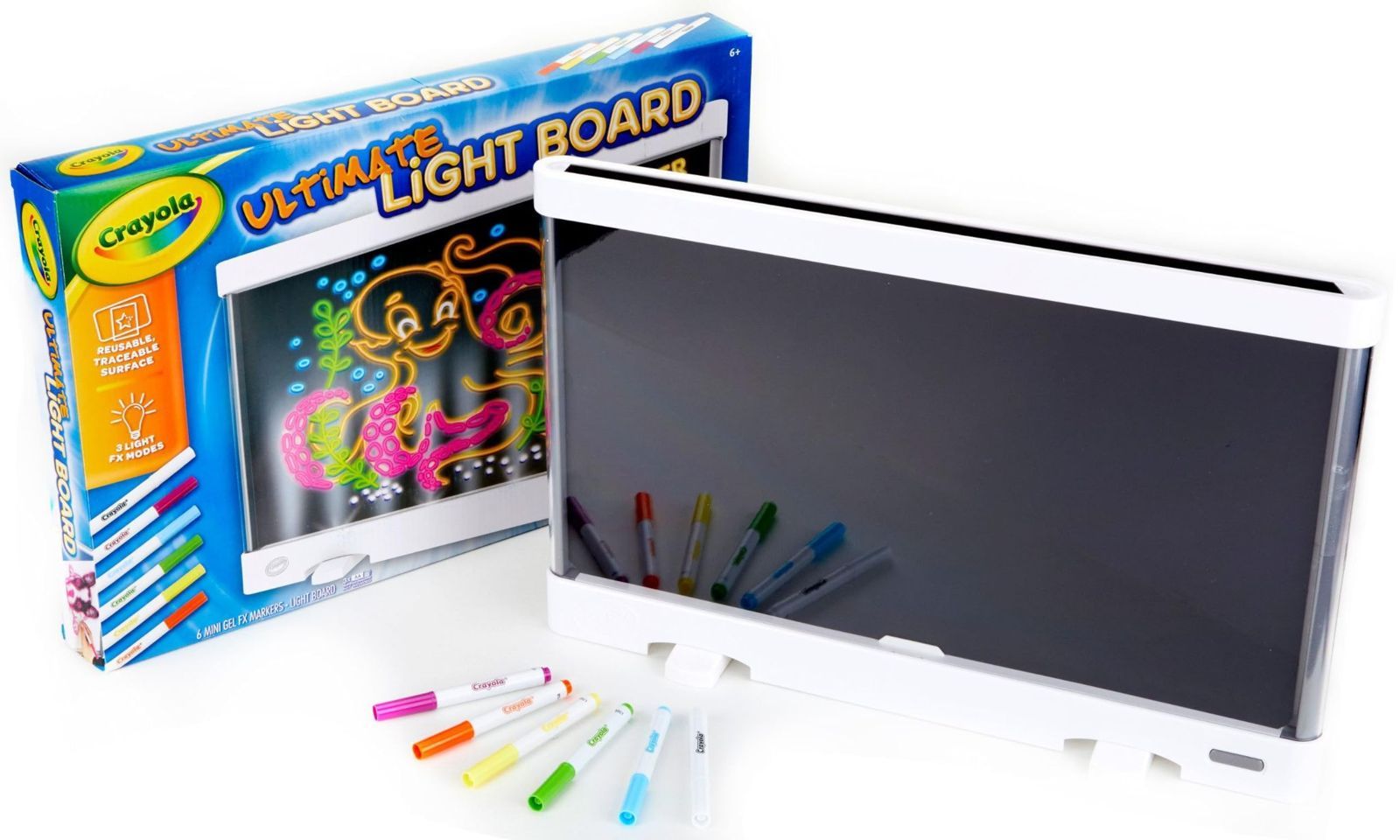 数量 光る プラスチック LEDライト スタンドお絵かきボード おもちゃ ライトアップ 747245 Crayola 正規品 クレヨラ