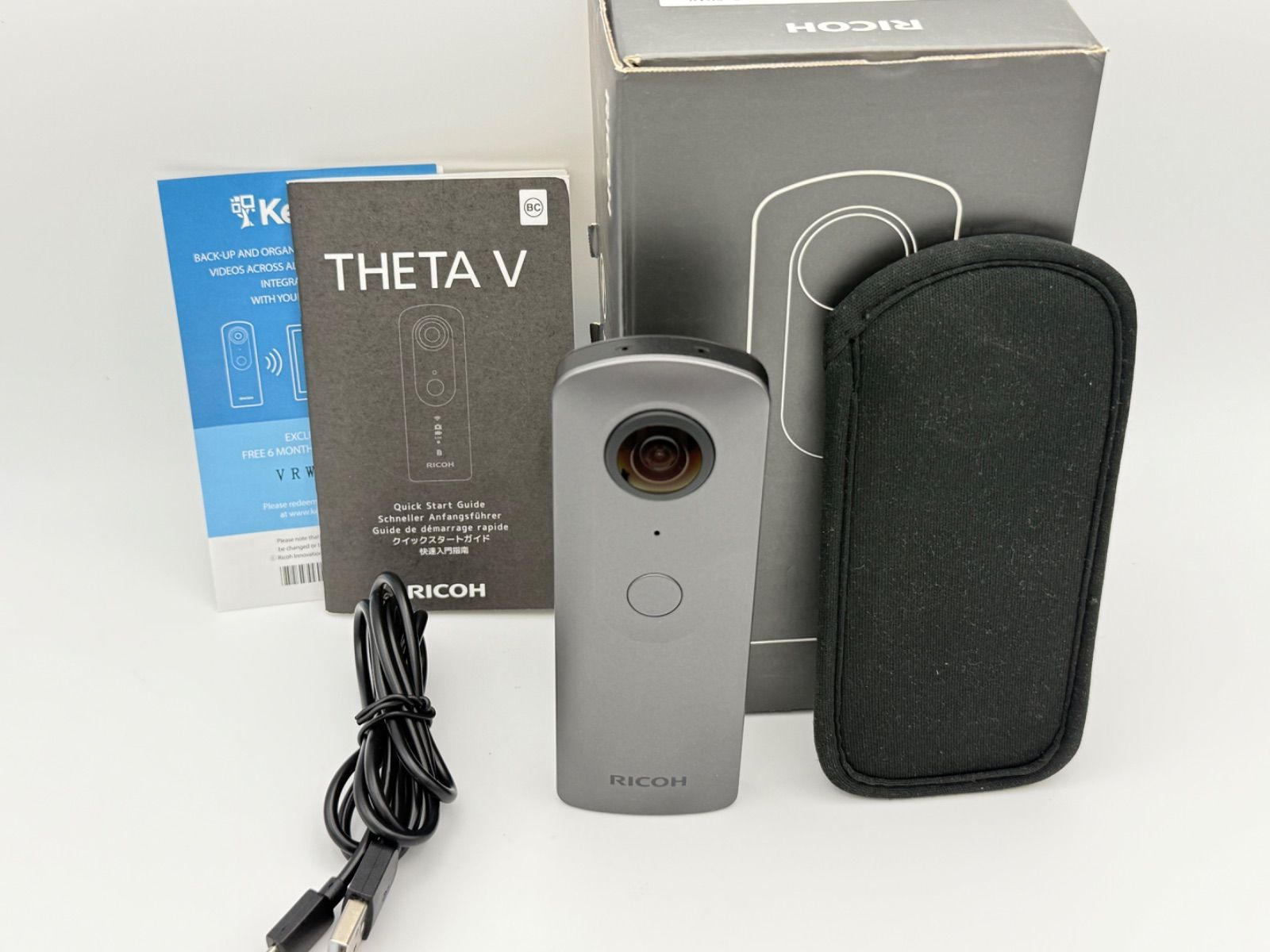 極上美品】RICOH THETA V リコー シータ 360度カメラ - メルカリ