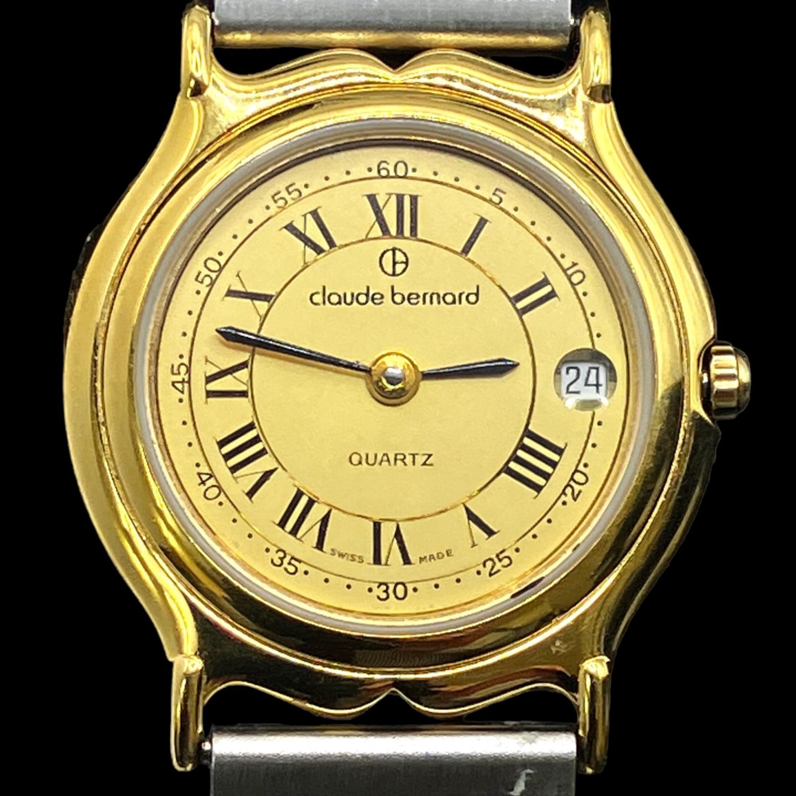 ✨美品★新品電池✨claude bernard レディース腕時計 極美品です⭐️claude bernard】電池新品 クロードベルナール