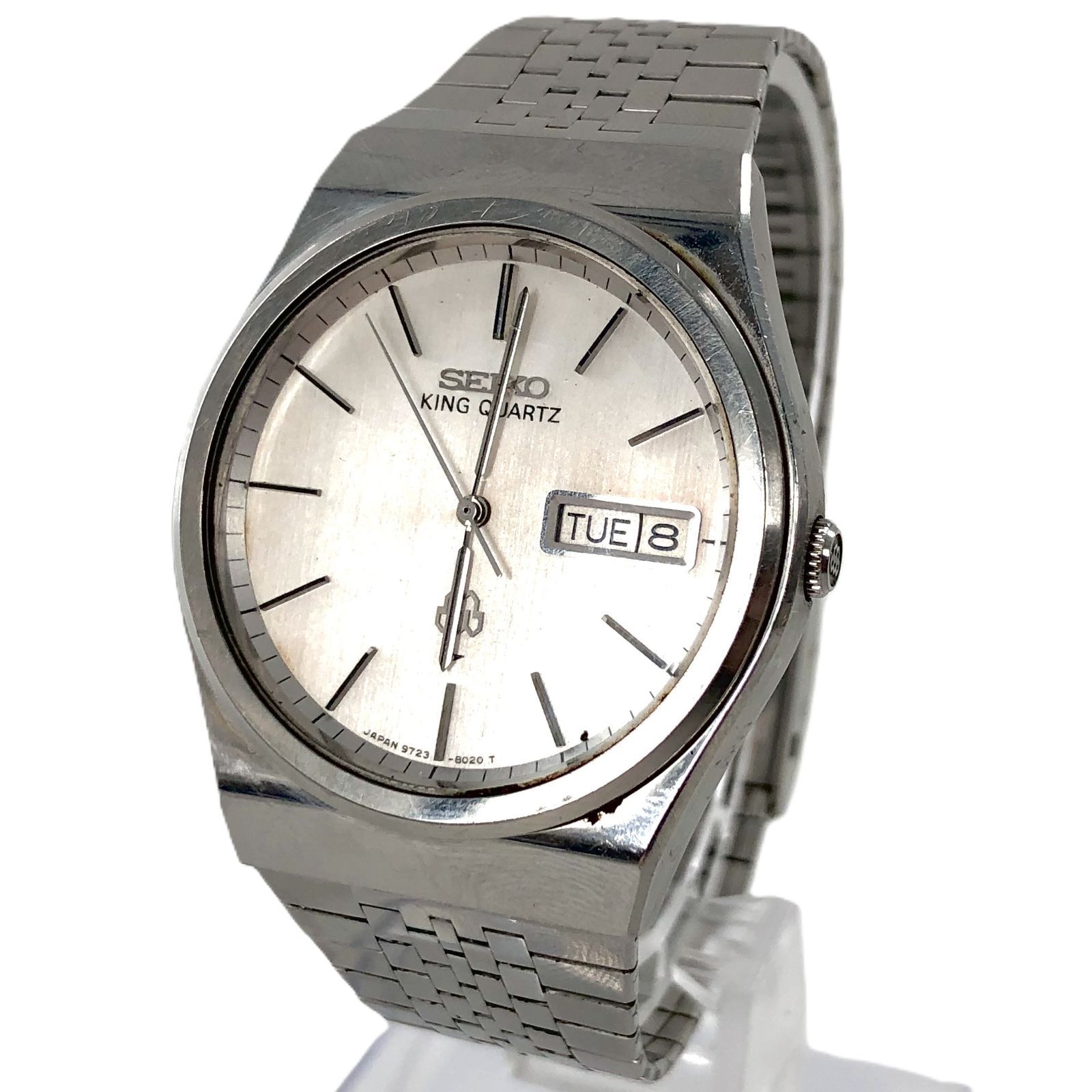 稼働 SEIKO KING QUARTZ 腕時計 デイデイト 水晶マーク1431 稼働 SEIKO KING QUARTZ 腕時計 デイデイト 水晶マーク b 稼働 SEIKO