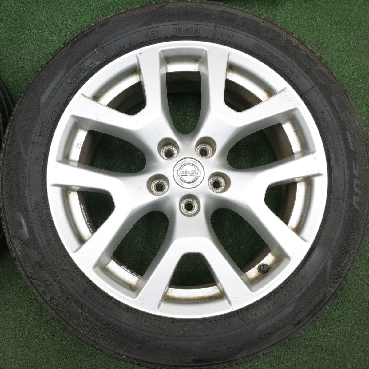 *送料無料* 4本価格★日産 T31 エクストレイル 純正 225/55R18 トーヨー プロクセス CF2 SUV 18インチ PCD114.3/5H★4062601HAノ